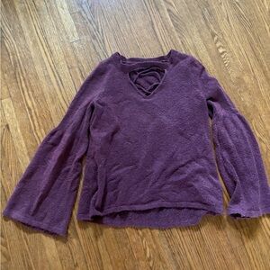 Women's Purple Knit Top
